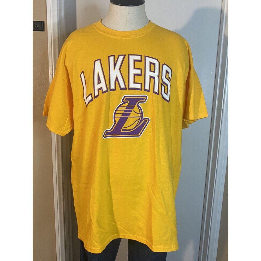 LA Lakers, Lebron James, #23, T Shirt, Yellow, L - Picture 1 of 5
